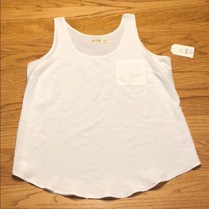NWT Nice White Tank Top